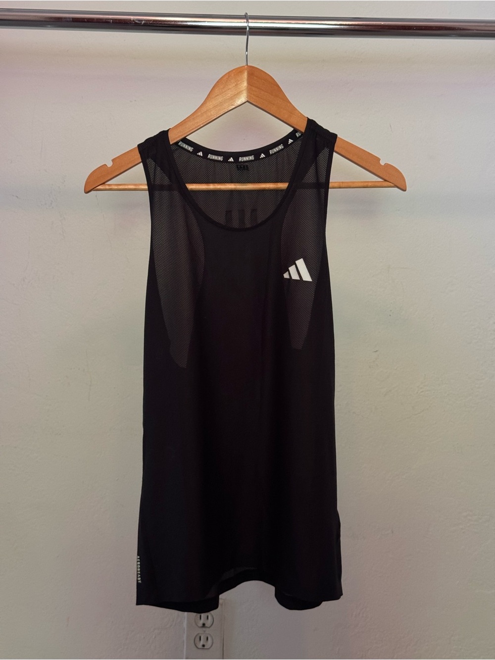 Adidas Black Mesh Performance Tank